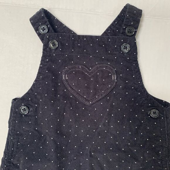 Carter’s 6mo Black and White Corduroy Dress - Picture 2 of 3